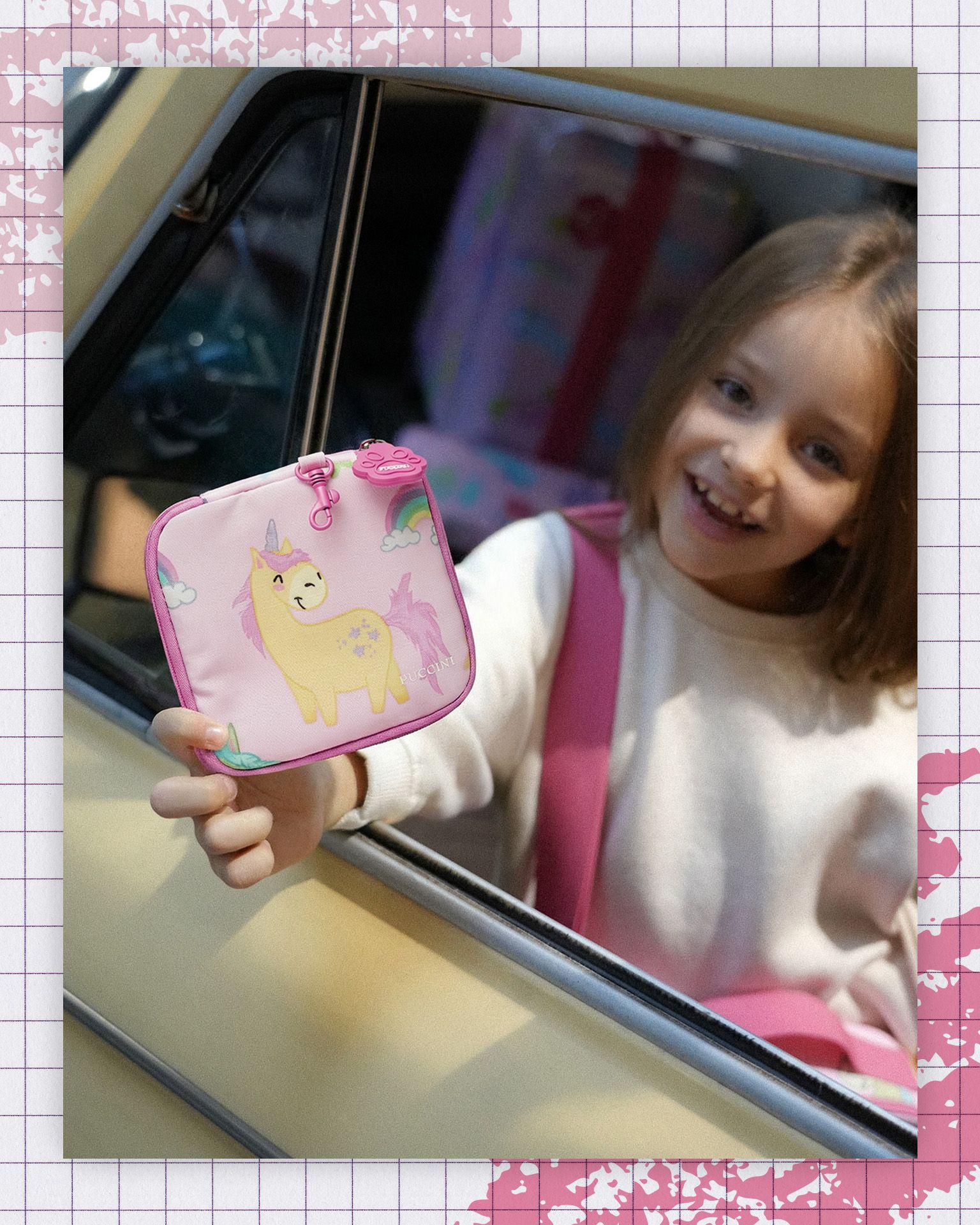 Dětská peněženka růžoví jednorožci