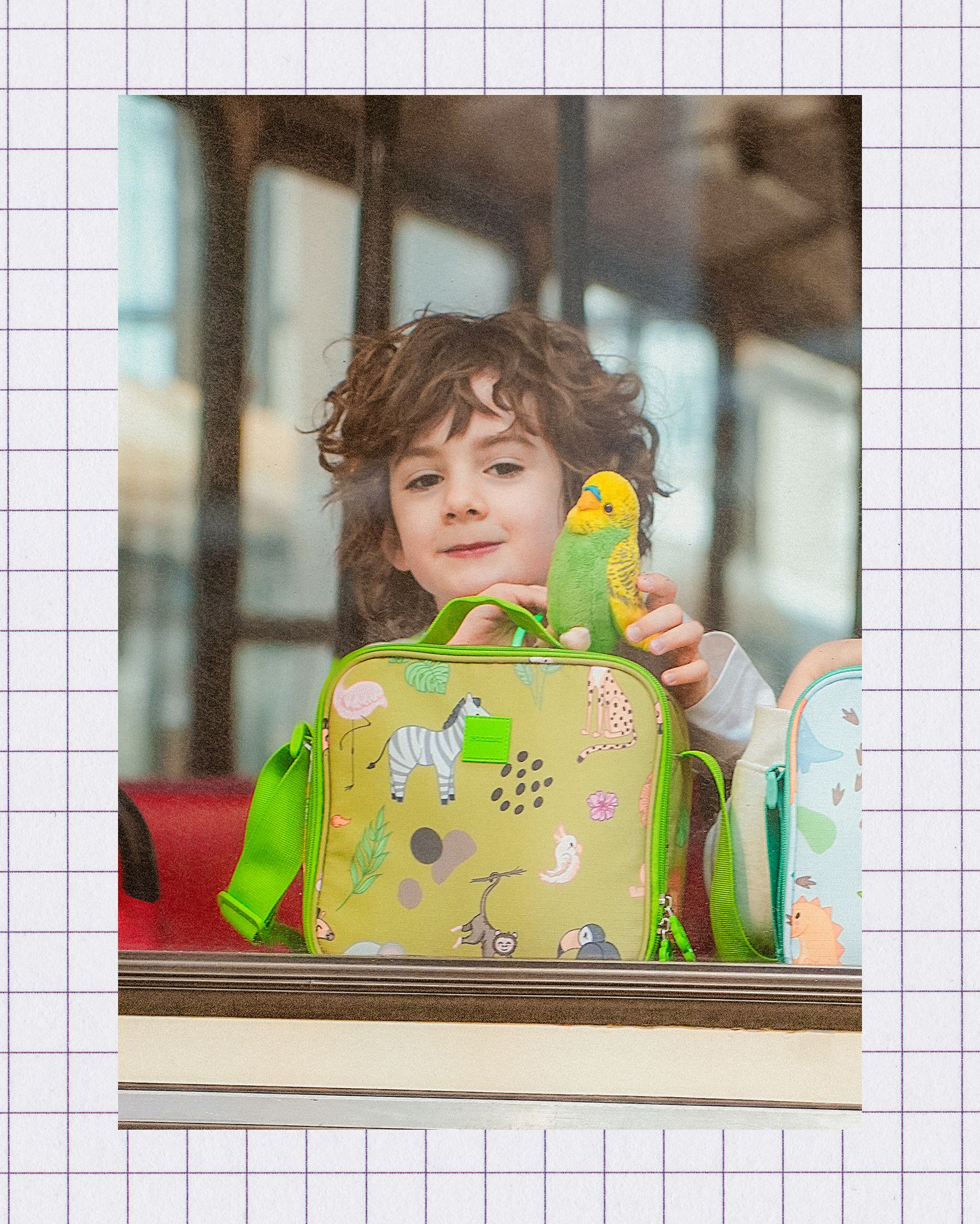 Dětská taška na oběd Green Safari