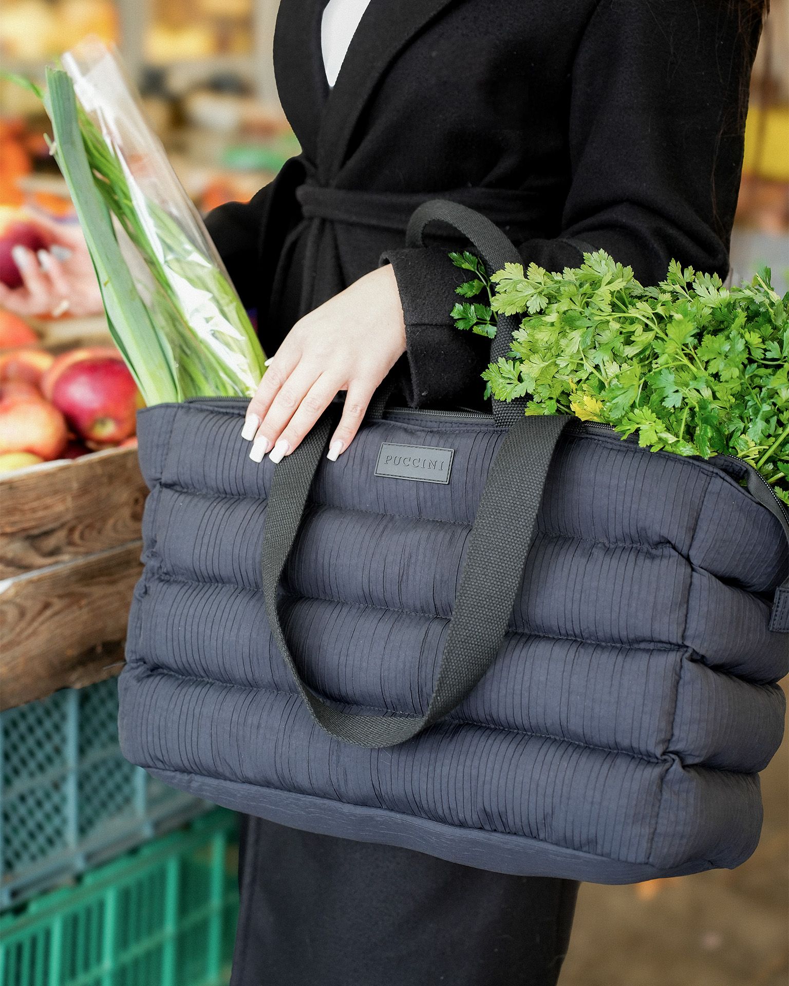 Městská taška s kapsou na laptop 15,6 palce černá