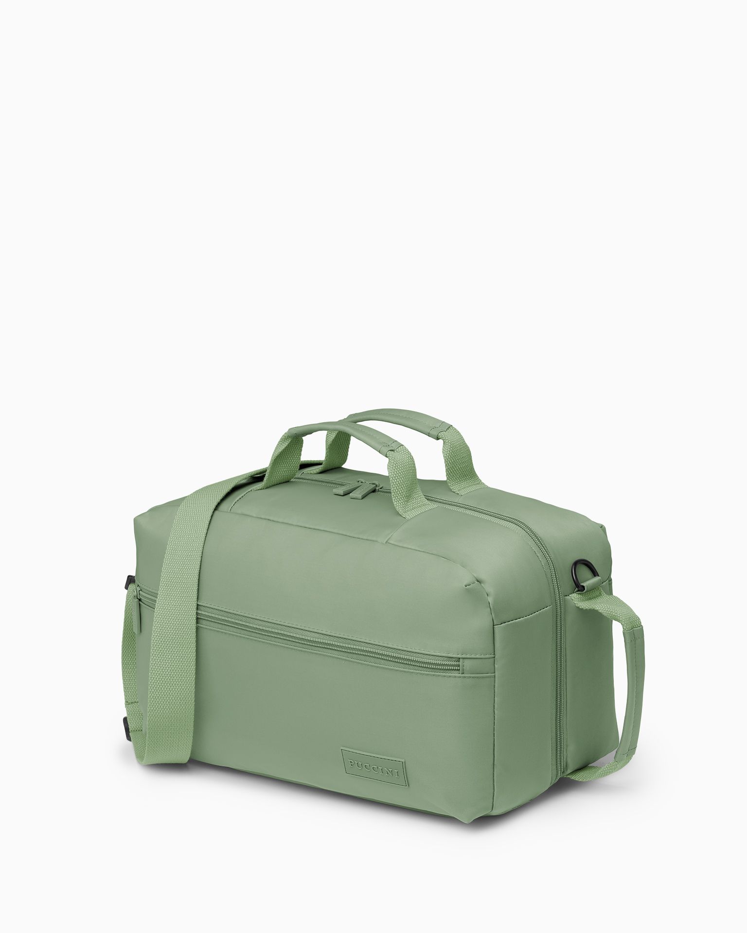 Sada cestovní taška + kosmetická taška zelená