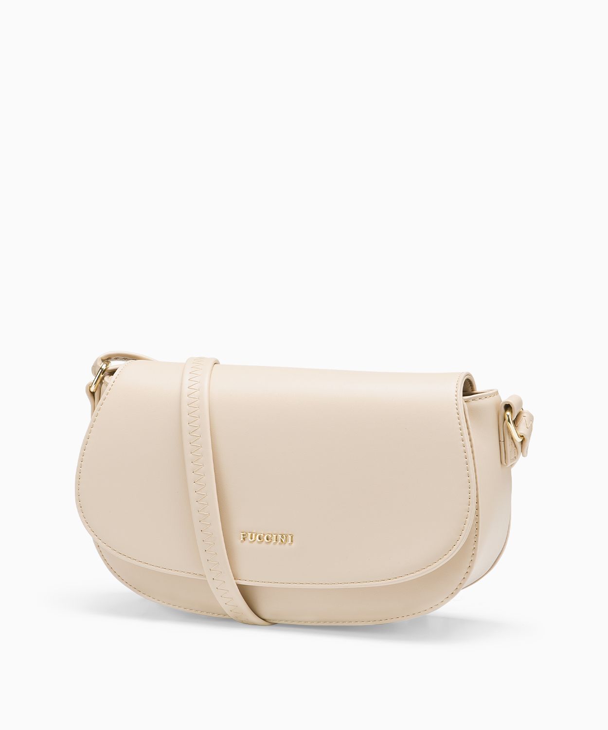 Kabelka typu crossbody baguette béžová