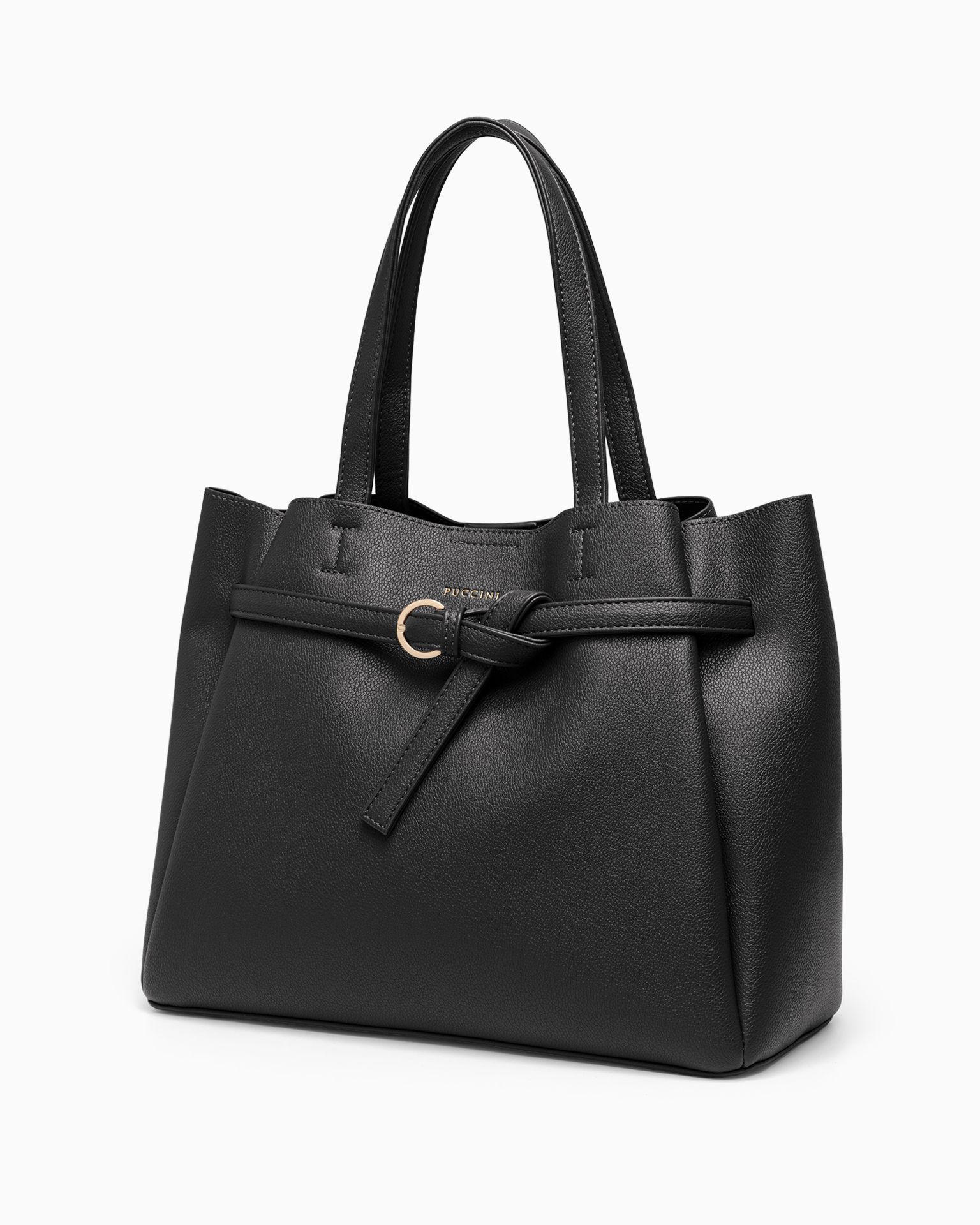 Dámská velká nákupní taška přes rameno černá