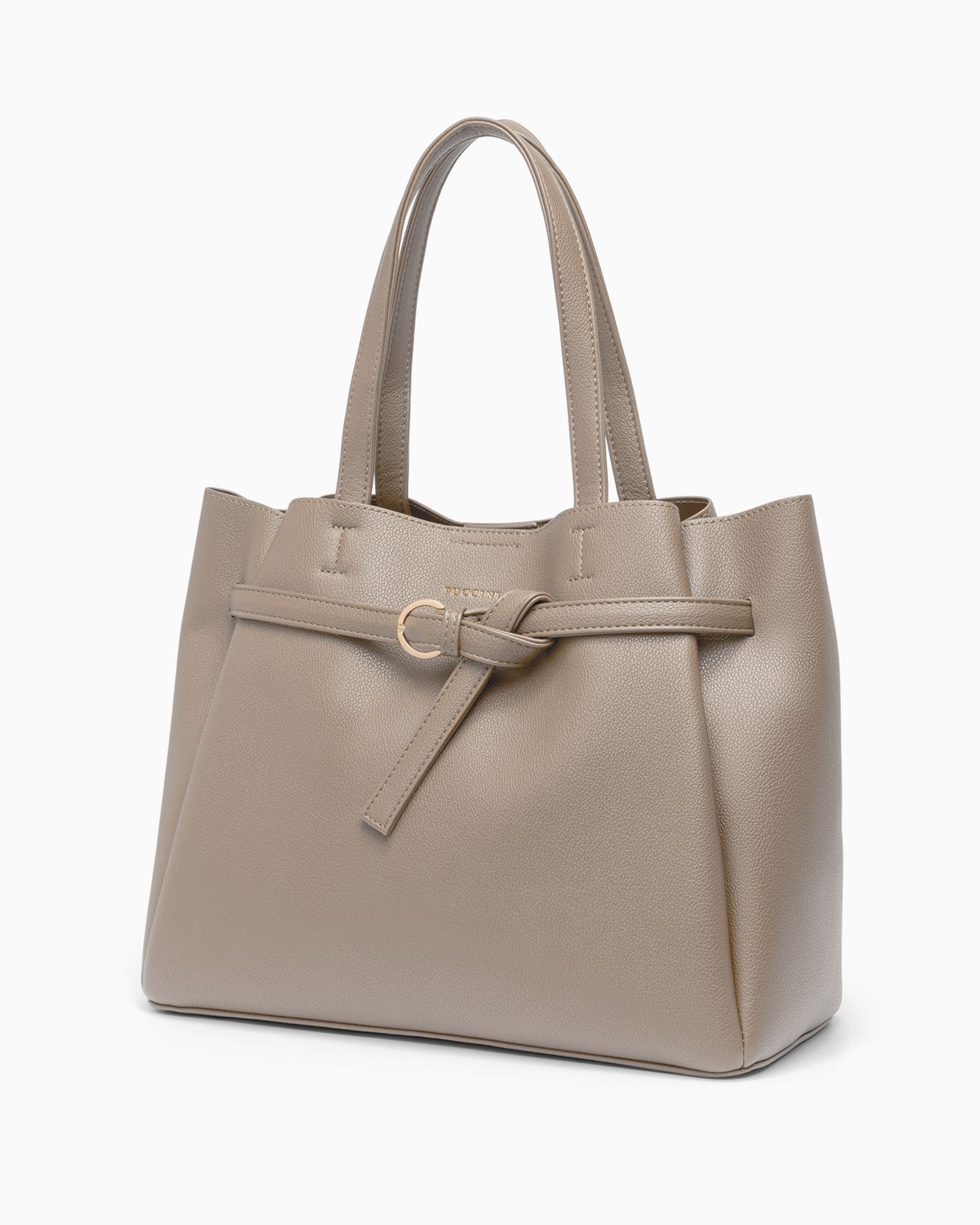 Dámská velká nákupní taška přes rameno béžová