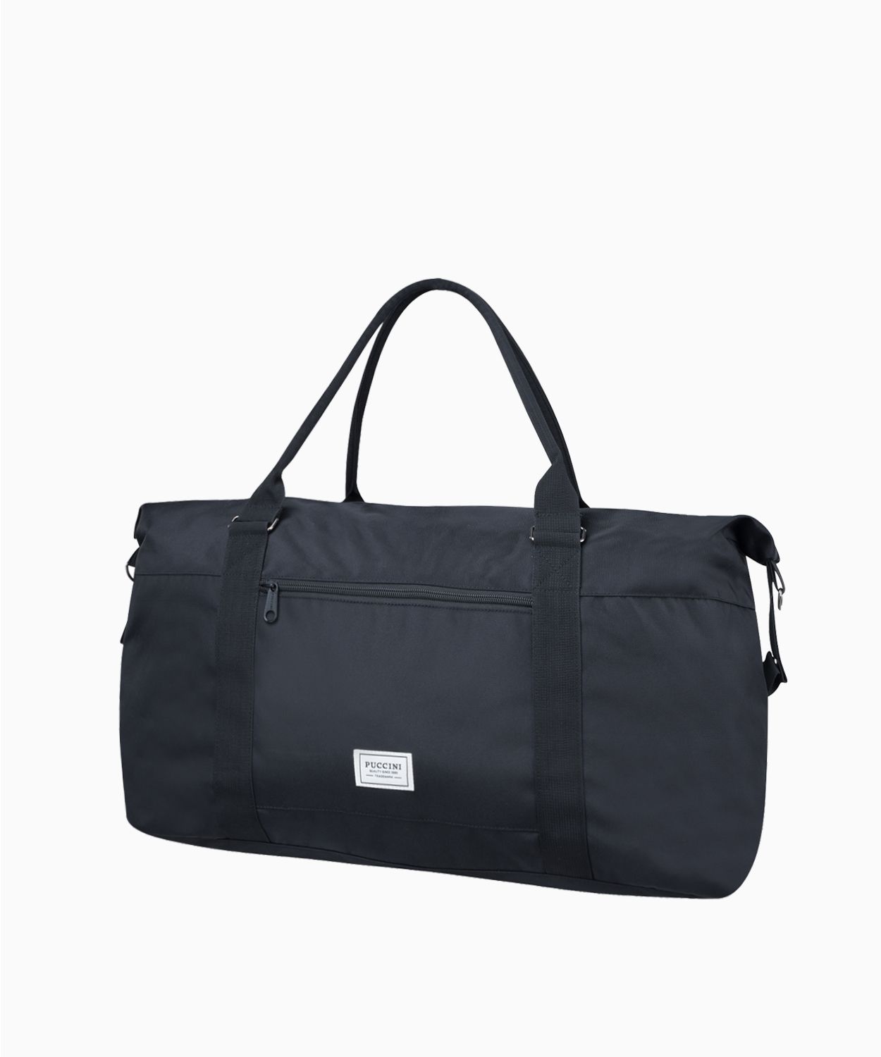 Černá cestovní taška s nastavitelným popruhem