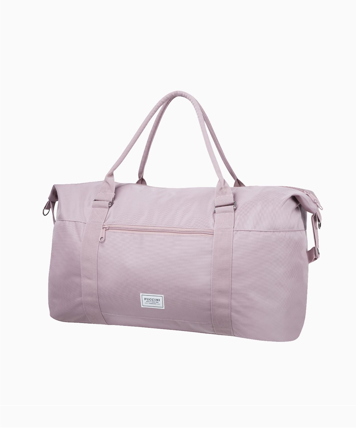 Růžová cestovní taška s nastavitelným popruhem