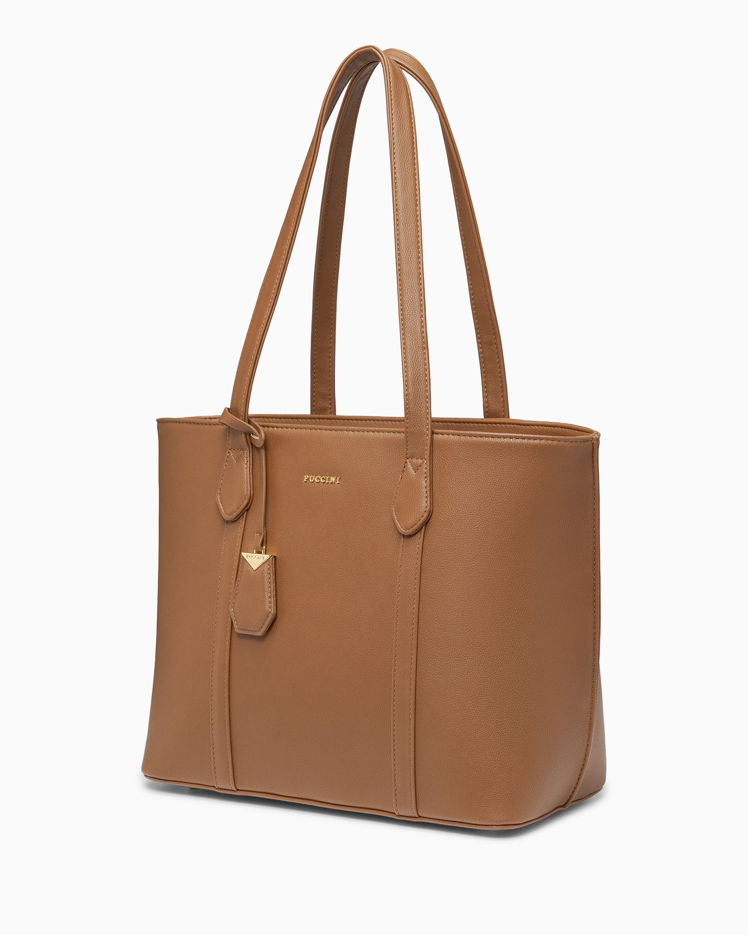 Velká dámská hnědá nákupní taška