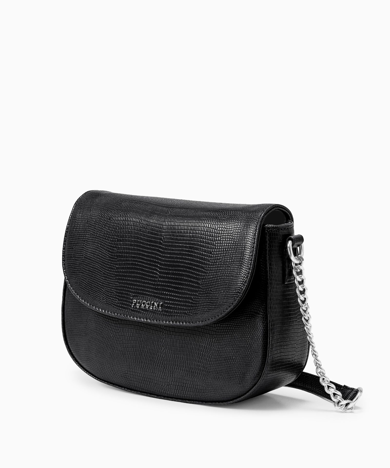 Crossbody kabelka z ekologické kůže s potiskem lizard