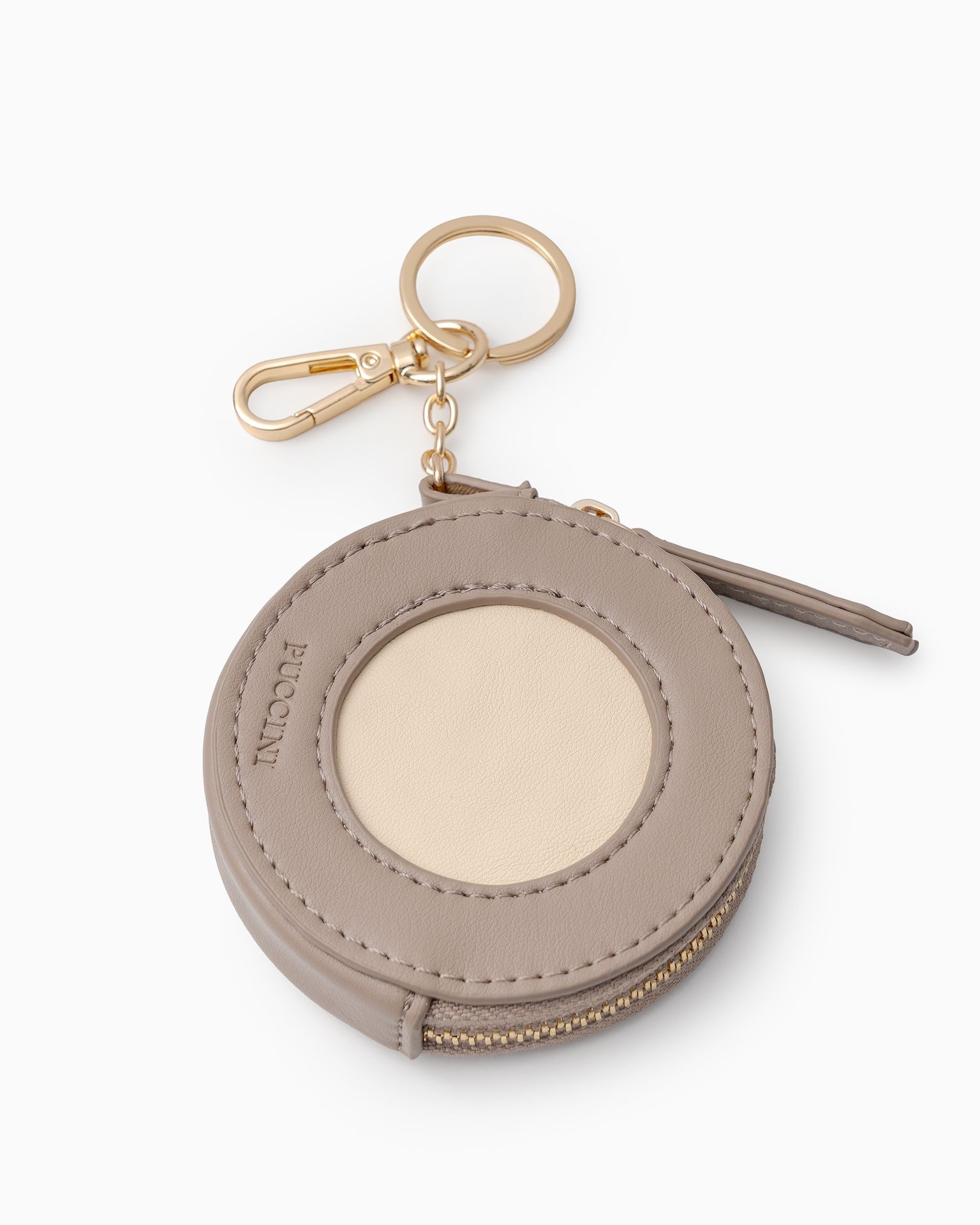 Kľúčový reťazec na kabelku béžová