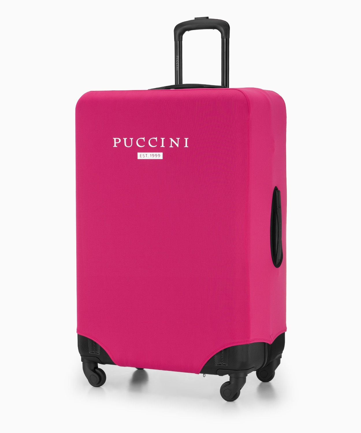 Ochranný obal na velký kufr růžový