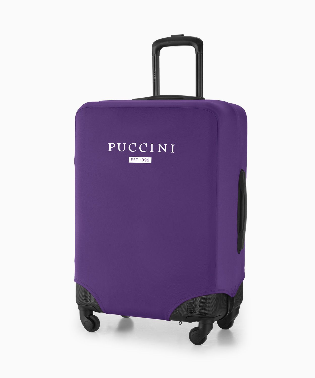 Ochranný obal na středně velký kufr fialový