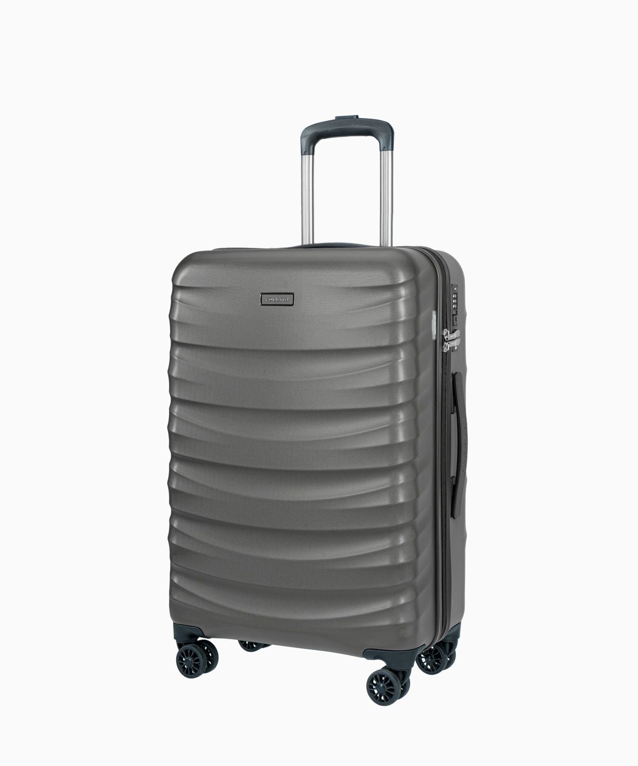 Střední polykarbonátový kufr antracitový