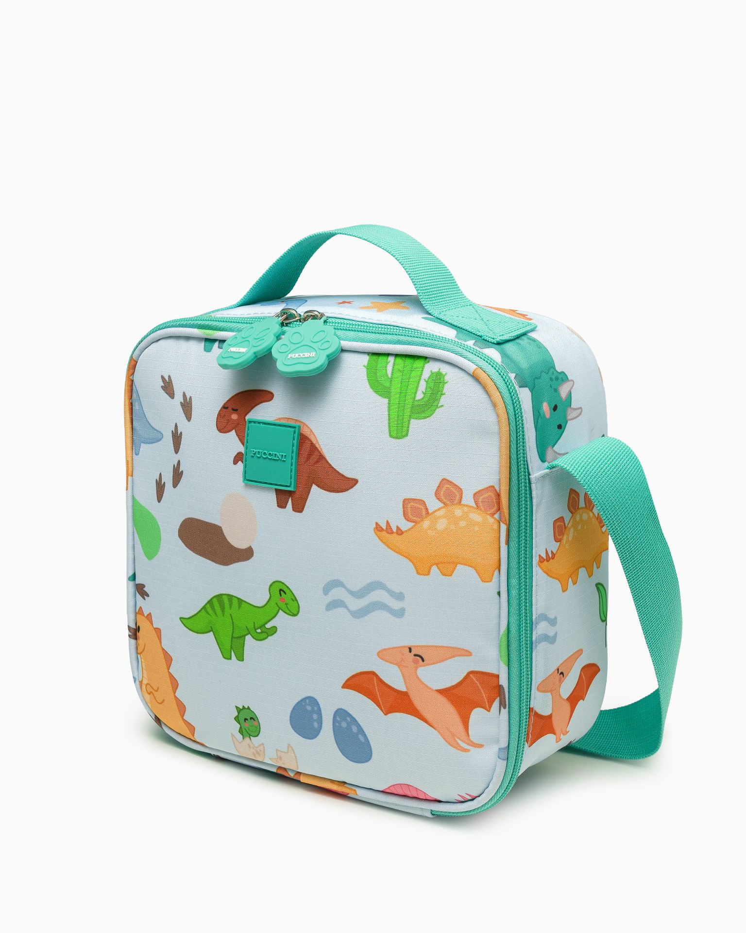 Dětská taška na oběd modří dinosauři