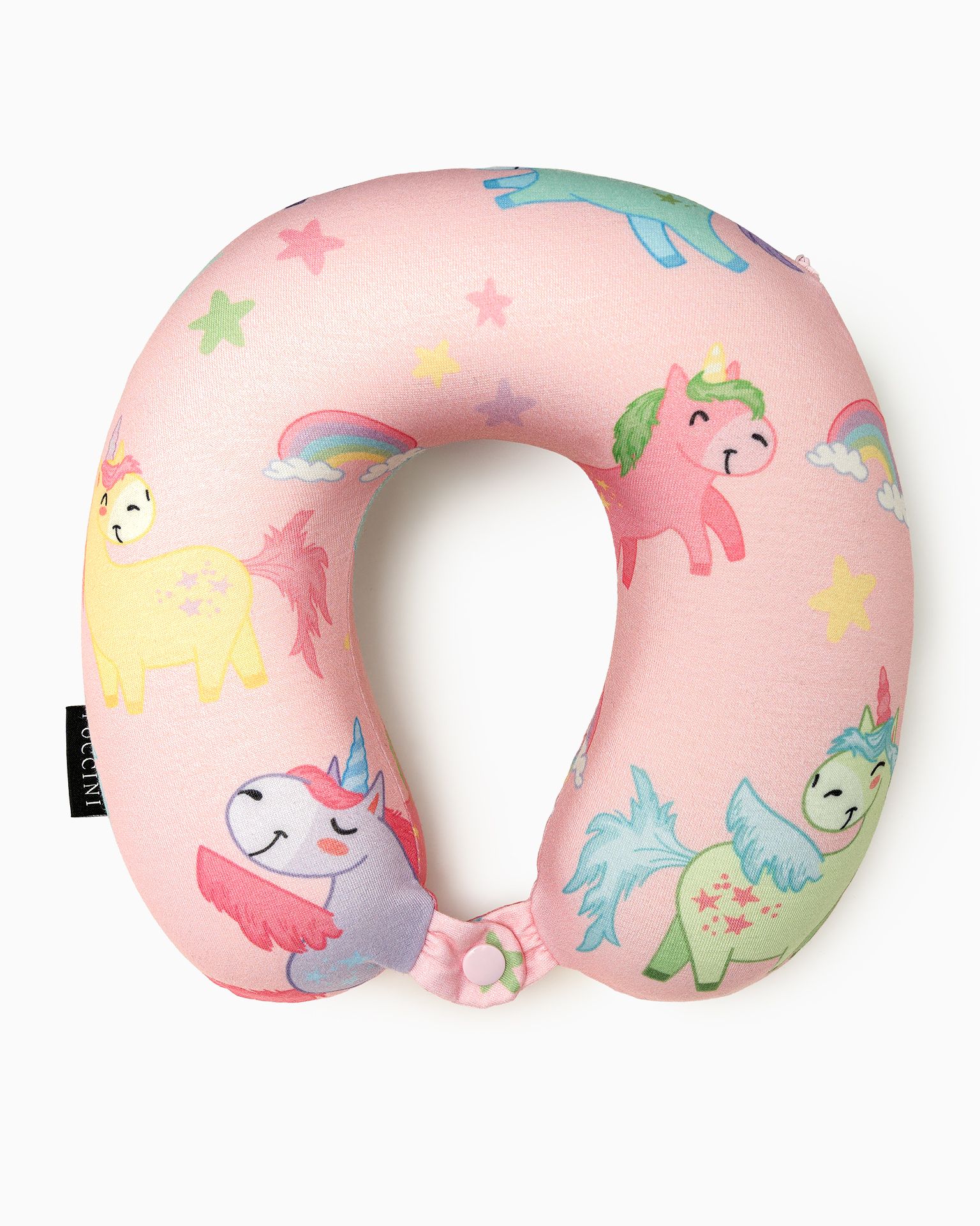 Dětský cestovní polštář růžoví jednorožci