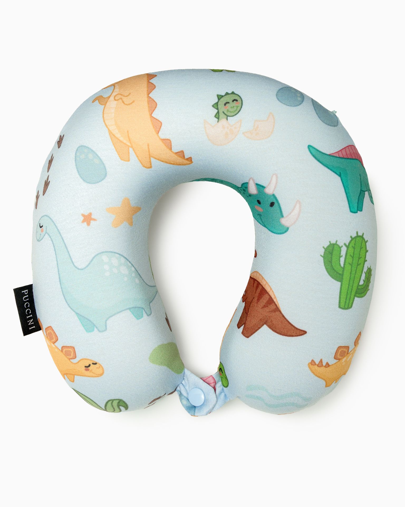 Dětský cestovní polštář modří dinosauři