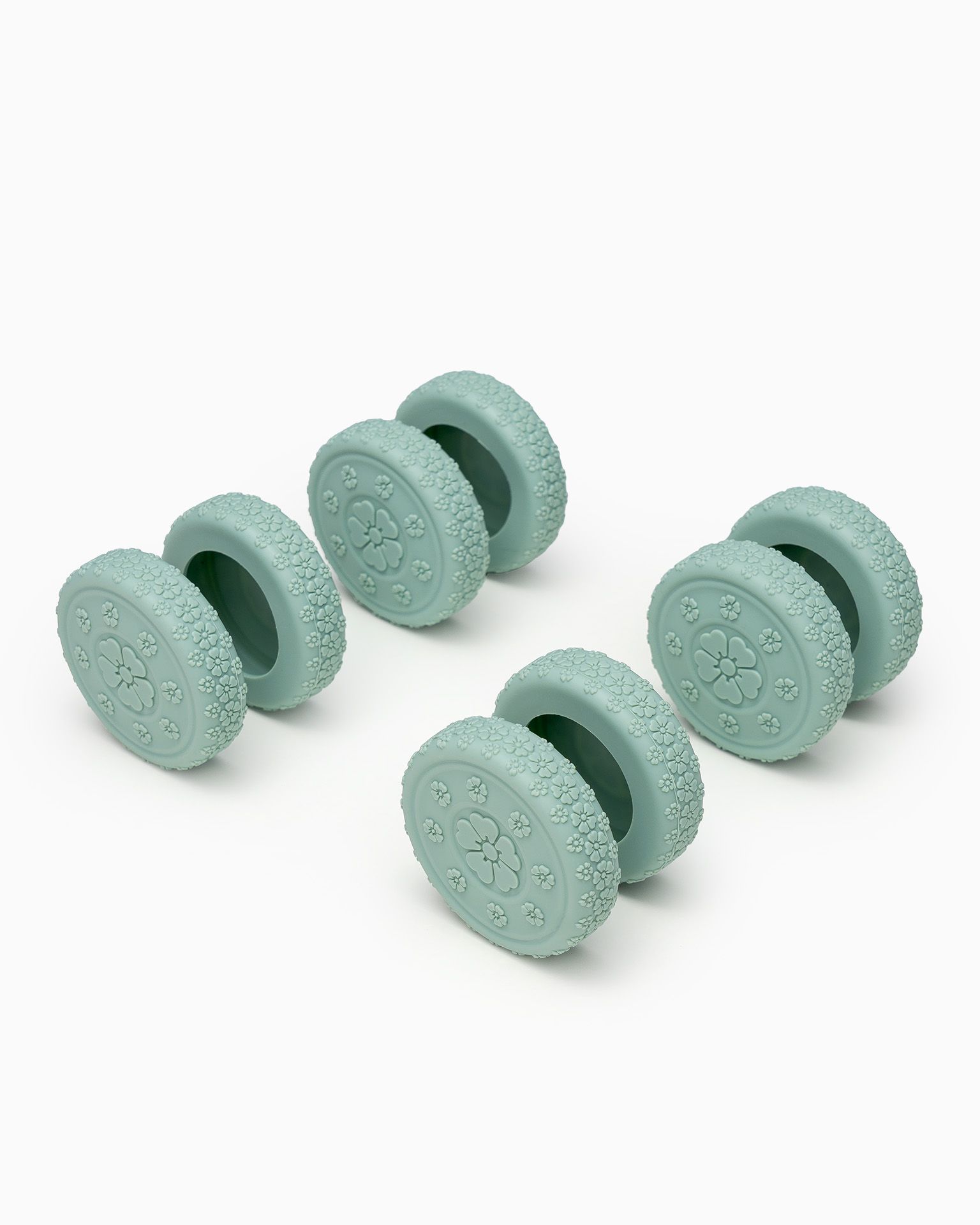 Ochranné kryty na kole kufru zelené