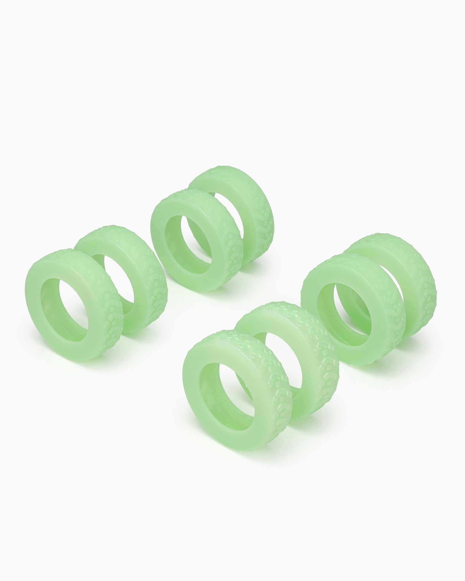 Ochranné kryty kol pro kufry svítící ve tmě