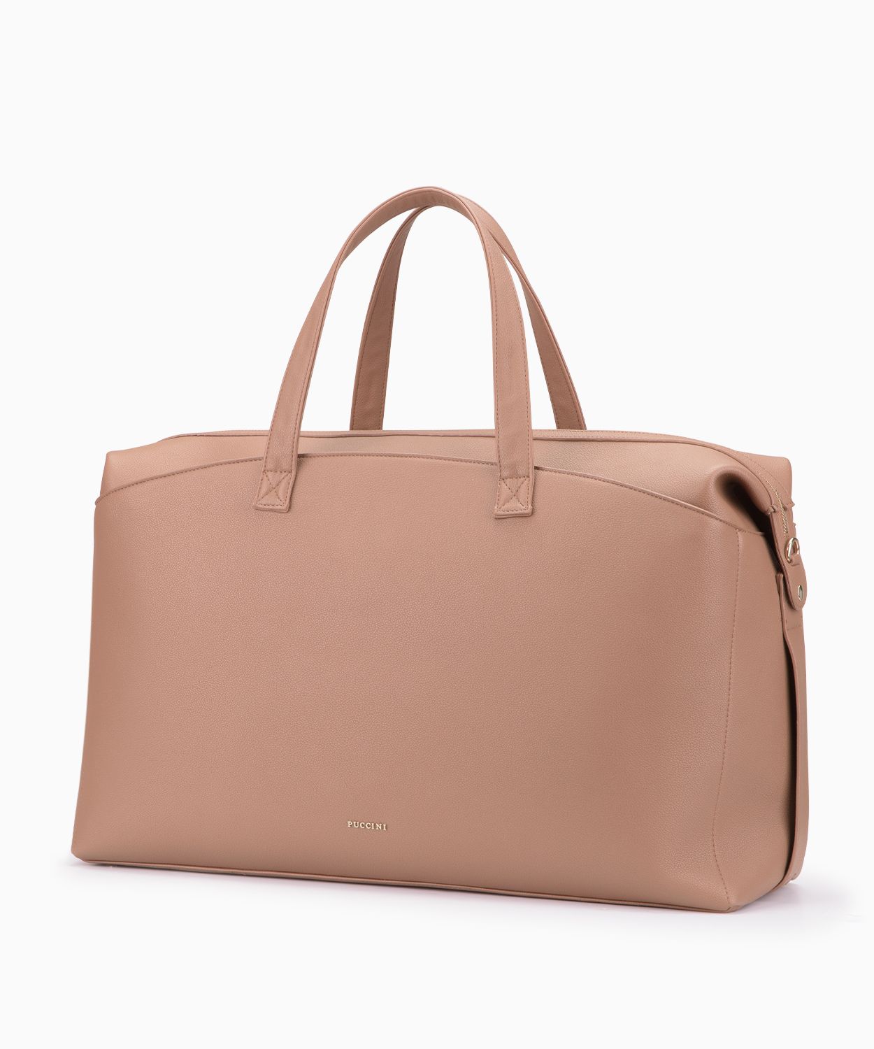 Cestovní taška z ekologické kůže hnědá