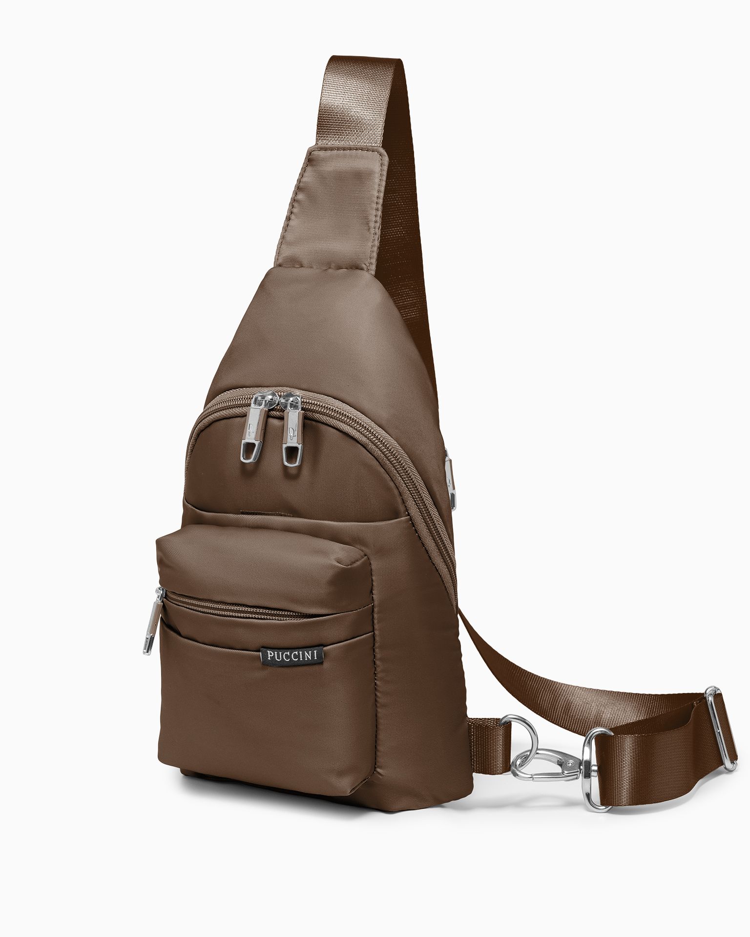 Batoh přes rameno Sling Bag - hnědý