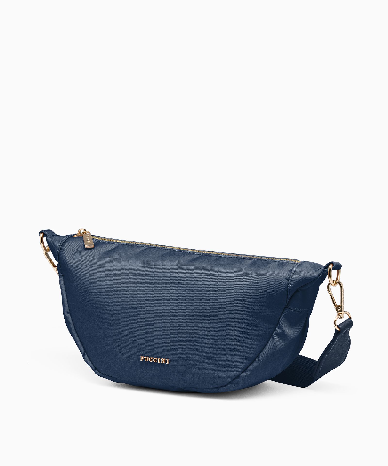 Měkká kabelka Crescent navy blue