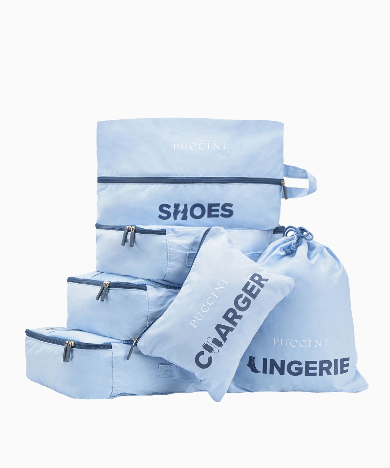 Modré organizéry do kufru