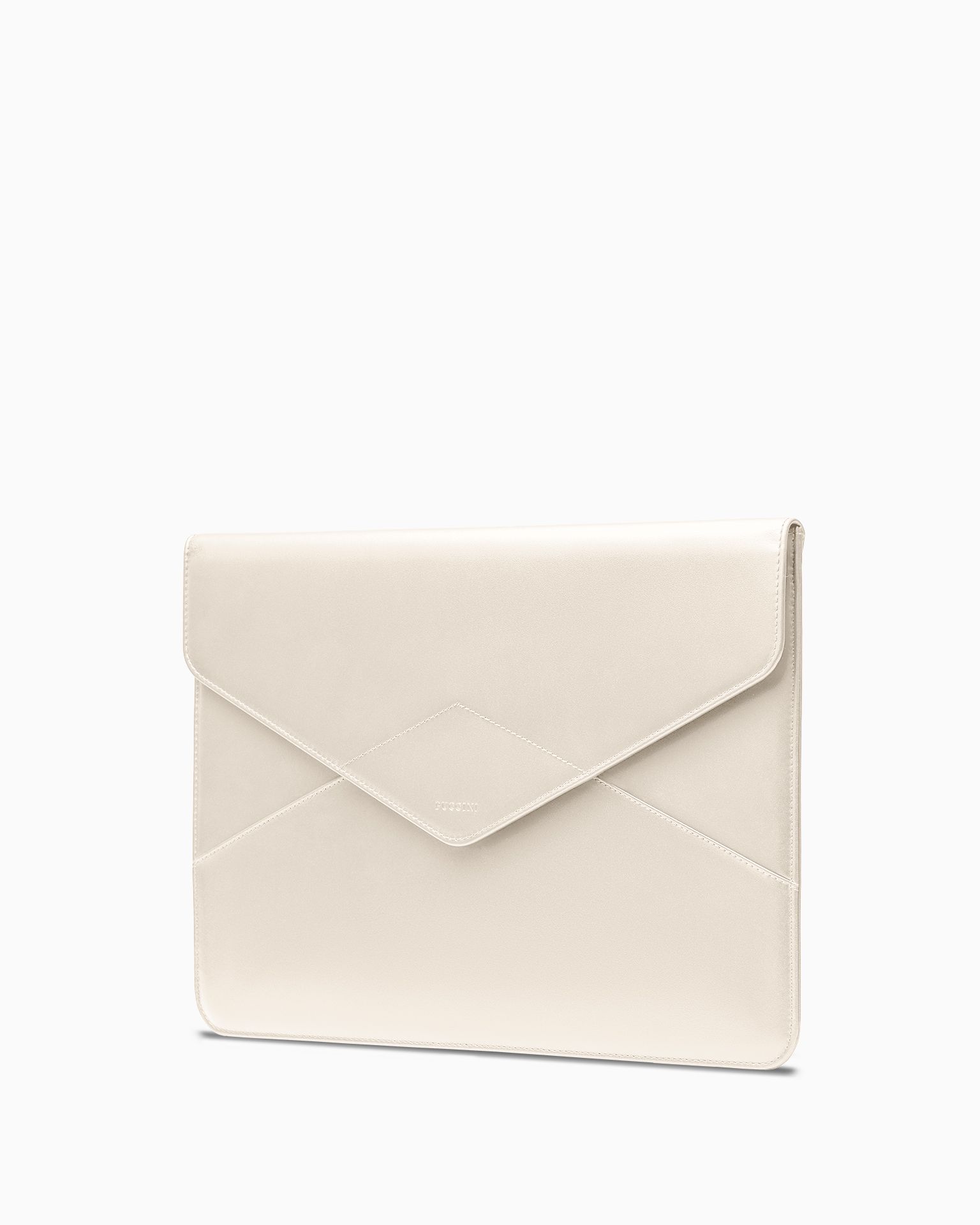 Pouzdro na notebook 13 palců z přírodní kůže v béžové barvě