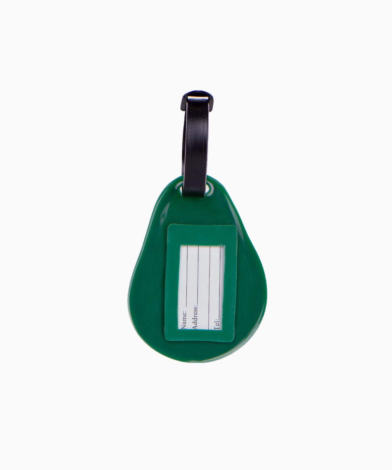 Avokádová visačka na zavazadlo