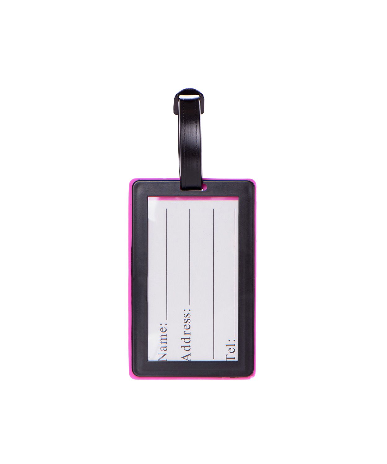 Obdélníková visačka na zavazadla s nápisem