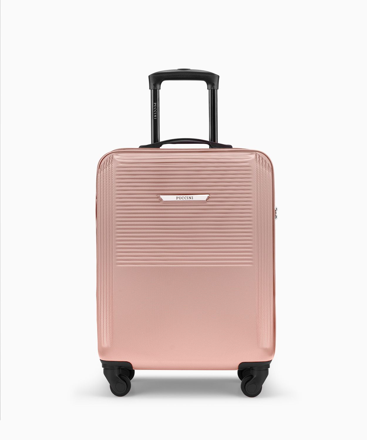 Příruční kufr z ABS rose gold