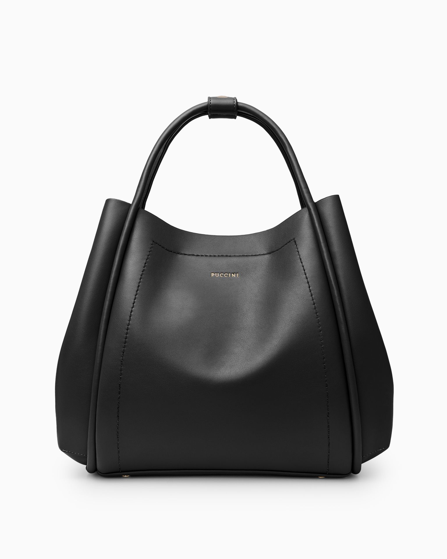 Černá dámská taška typu pytel