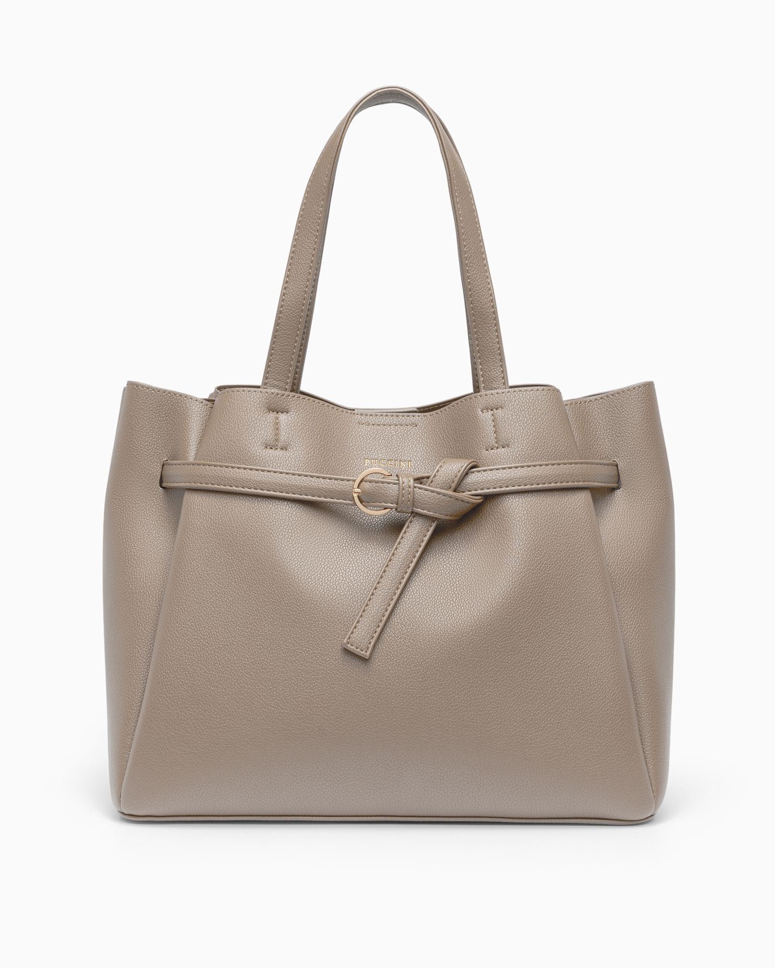 Dámská velká nákupní taška přes rameno béžová