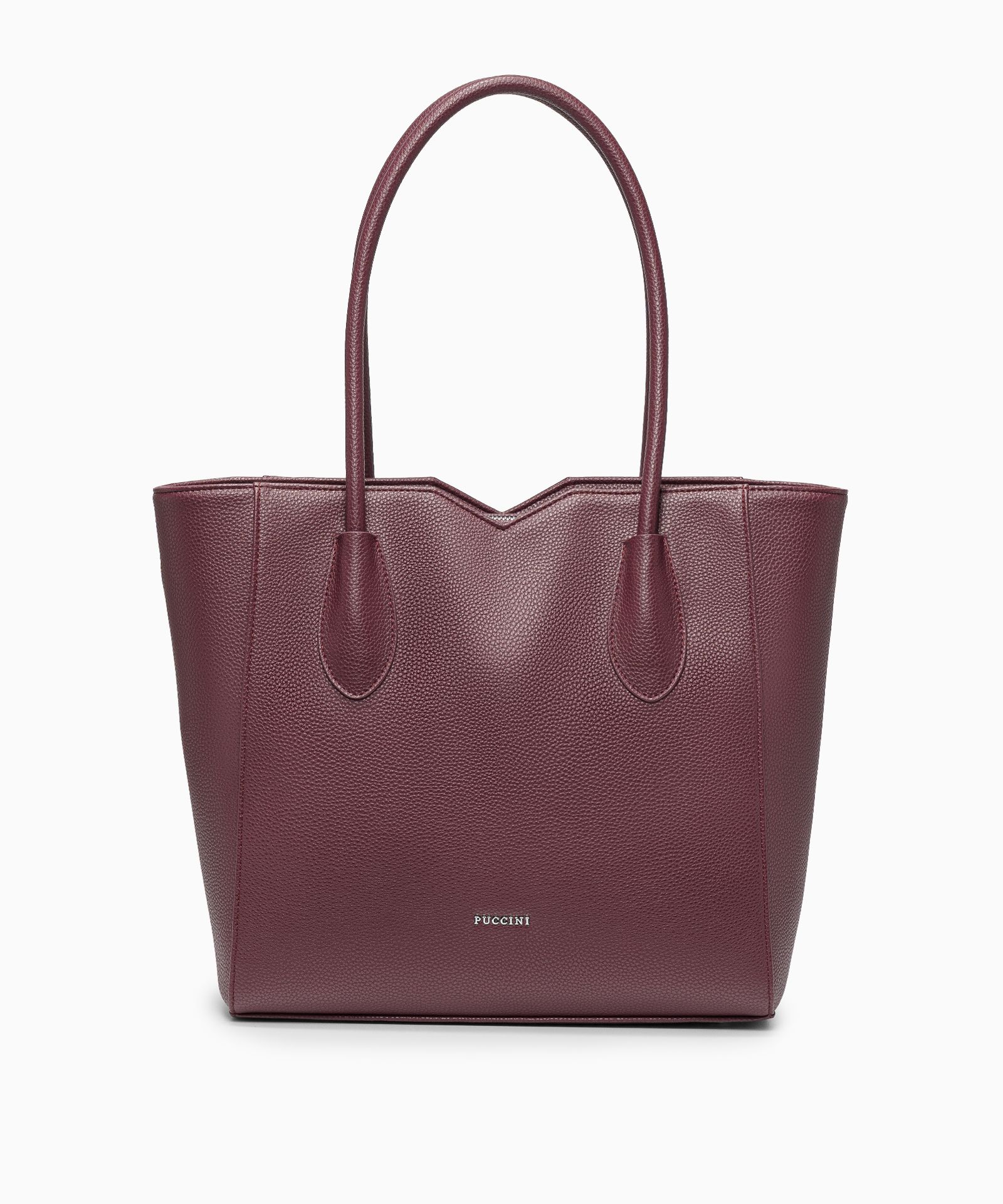 Dámská vínová nákupní taška s výřezy