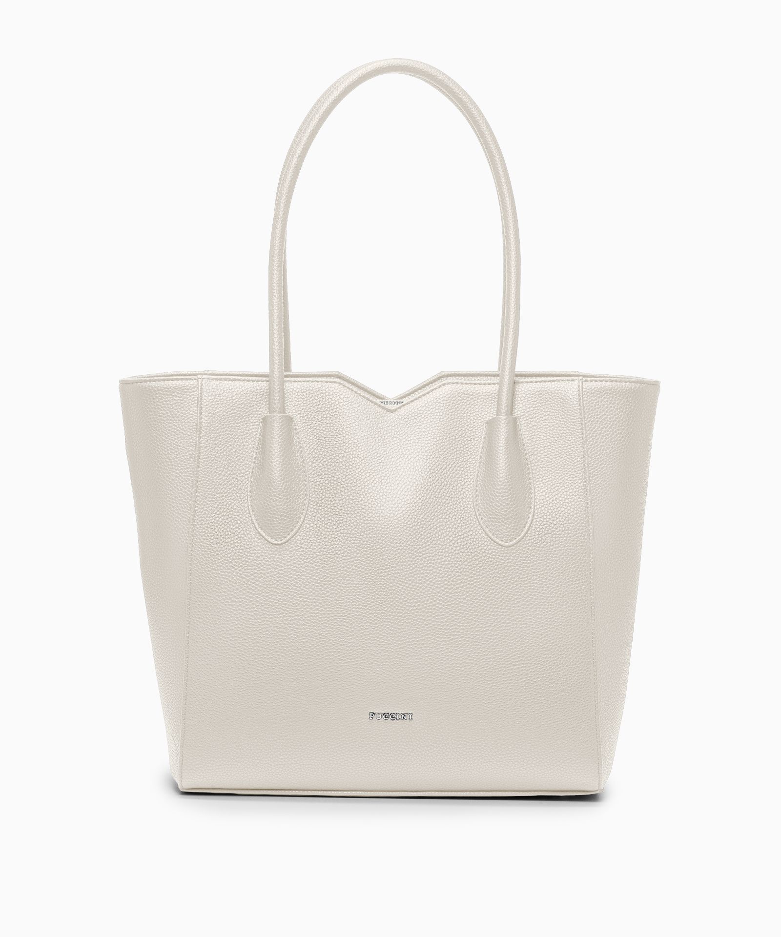 Dámská béžová nákupní taška s výřezy