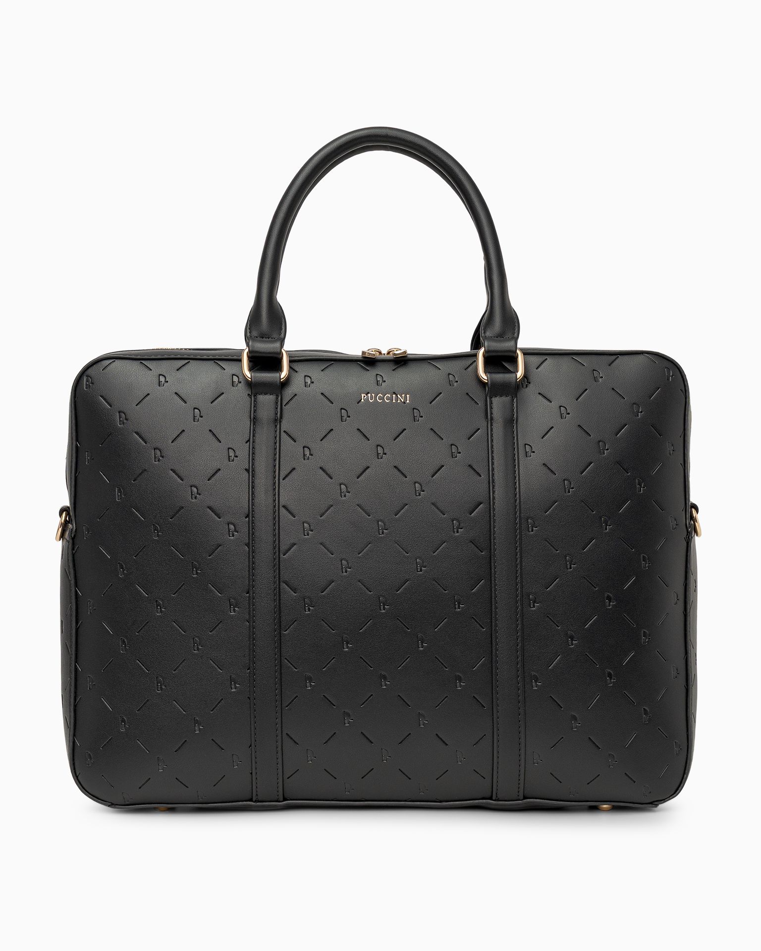 Taška na laptop 15,6 palce černý monogram