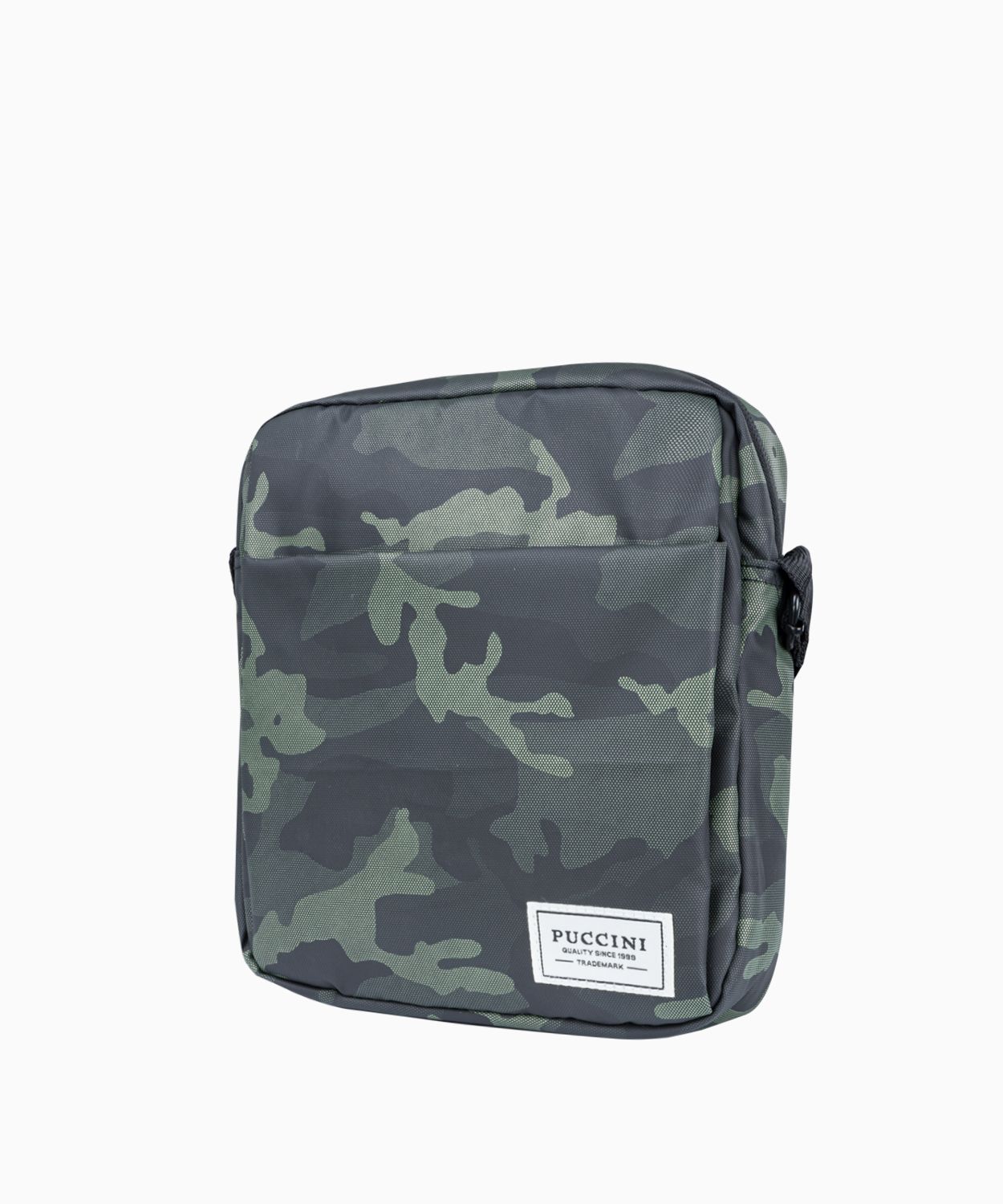 Zelená pánská taška s maskáčovým vzorem