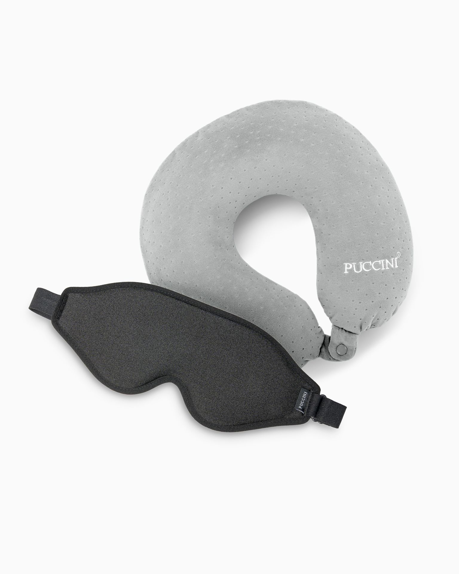 Sada maska na oči na spaní + cestovní polštář