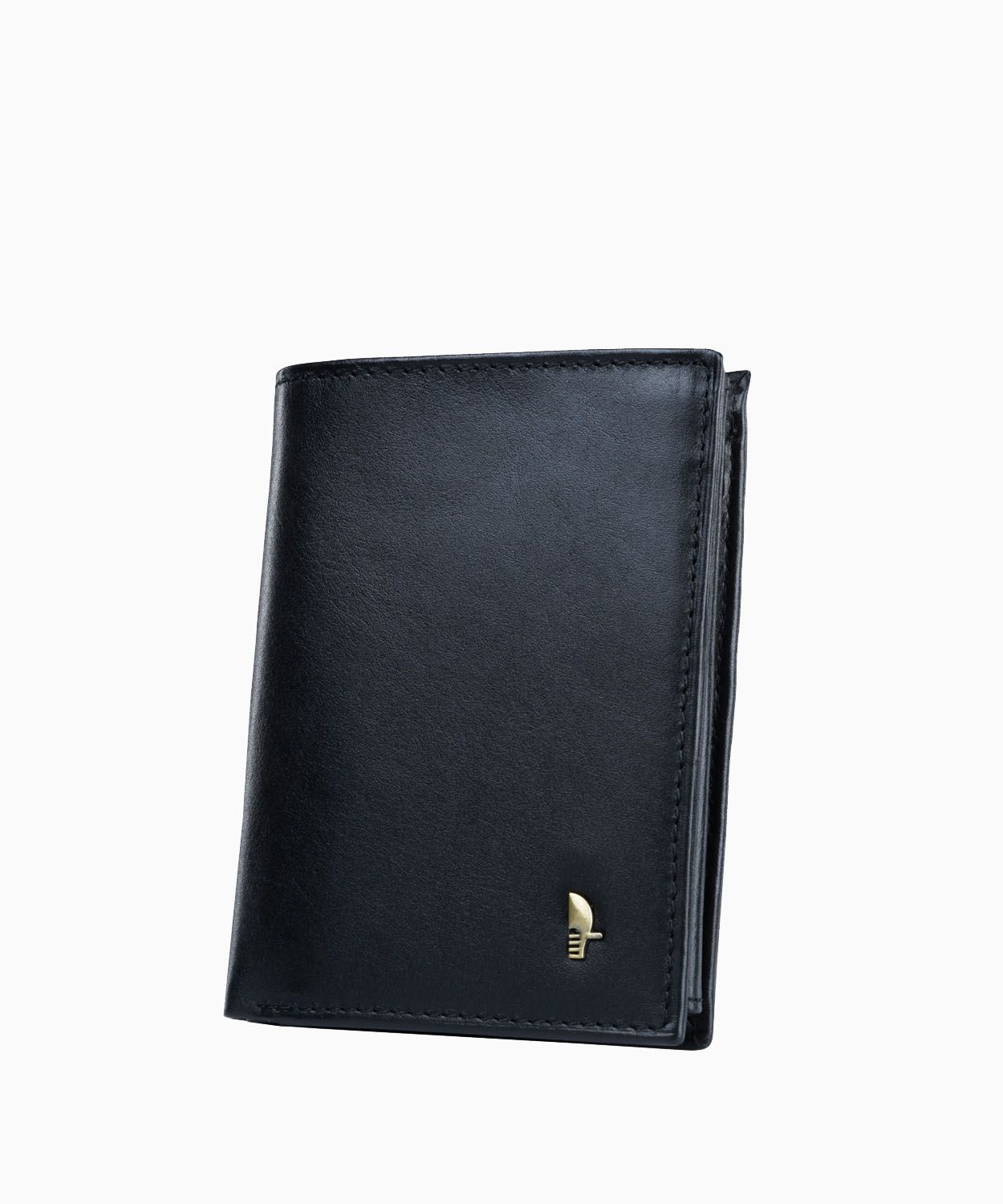 Elegantní černá kožená pánská peněženka