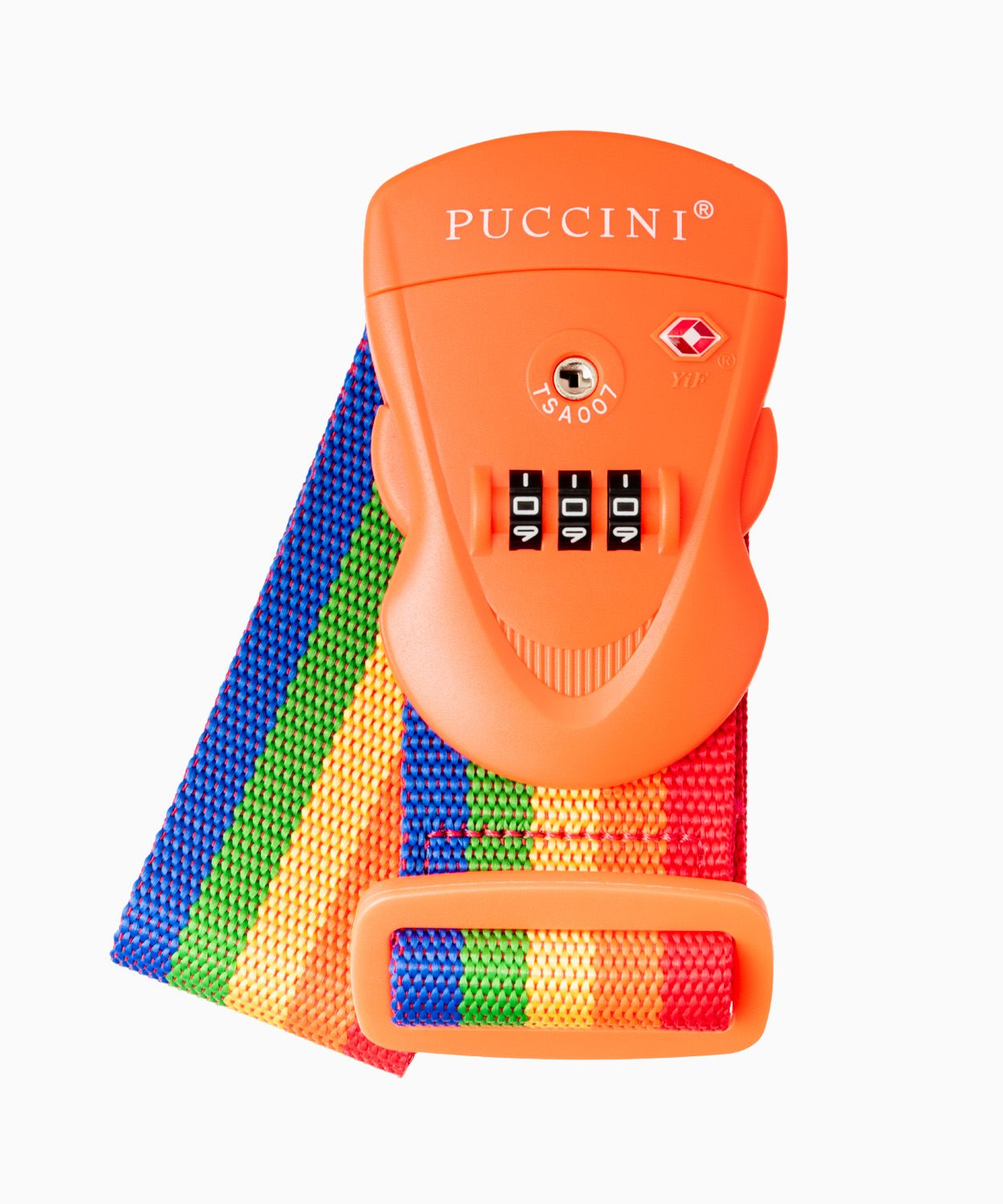 Vícebarevný bezpečnostní pás na zavazadla s kódem TSA