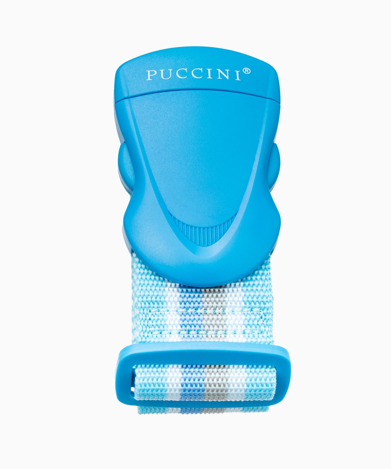 Modrý pás k upevnění zavazadel