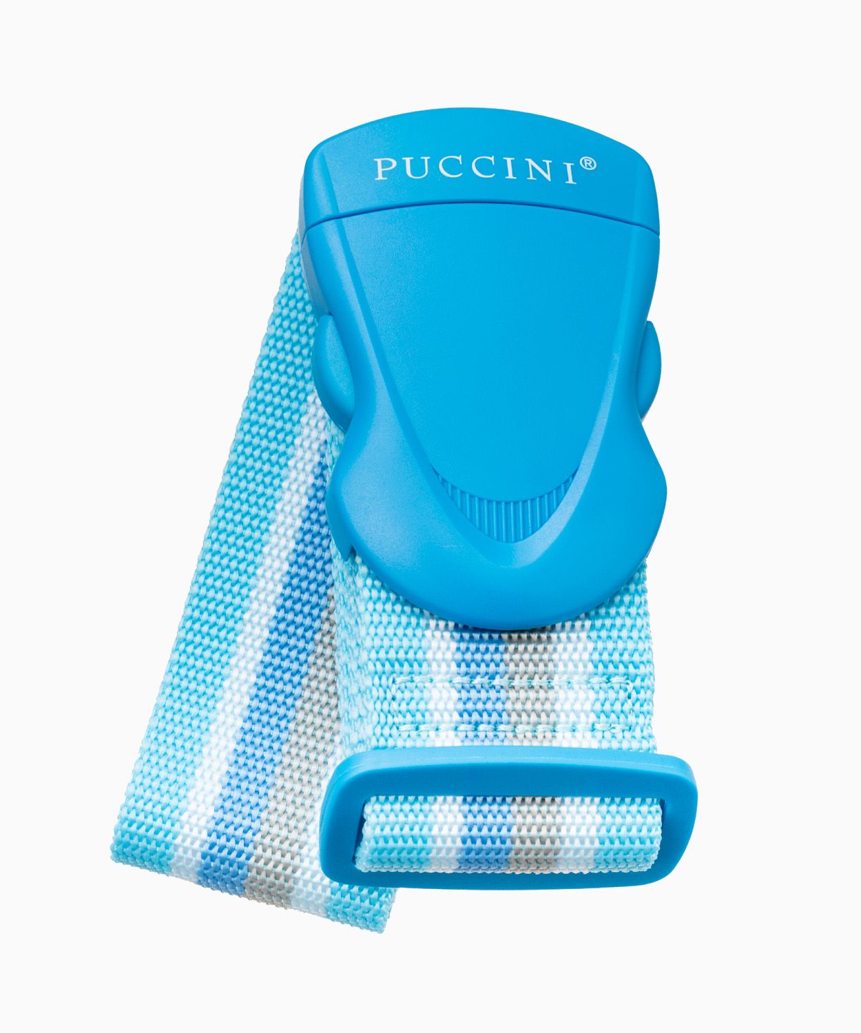 Modrý pás k upevnění zavazadel